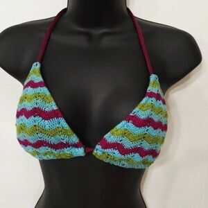 Mossimo Triangle String Bikini Top XL